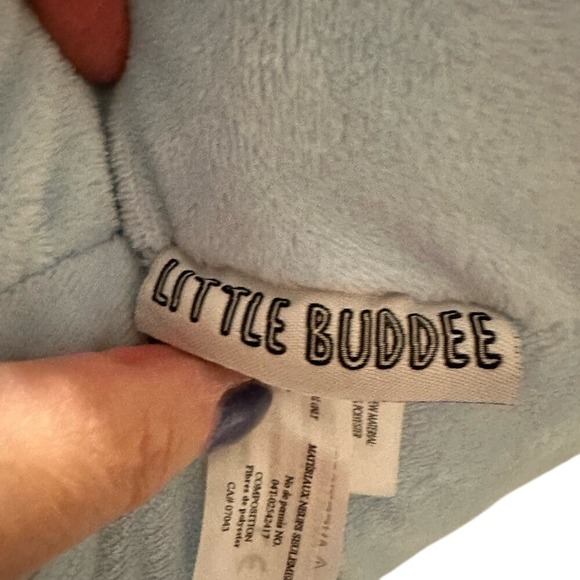 Be Mine Candy Heart Pillow Plush Blue Valentine's Day Decor Embroidered - Picture 4 of 8